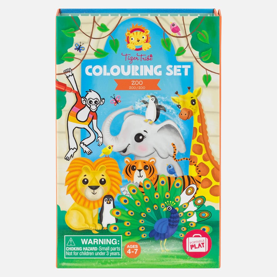 Tiger tribe-Colouring Set - Zoo