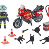 Playmobil - Pompier et moto