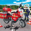 Playmobil - Pompier et moto
