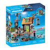 Playmobil - Port de pirates avec repaire, prisons et canon