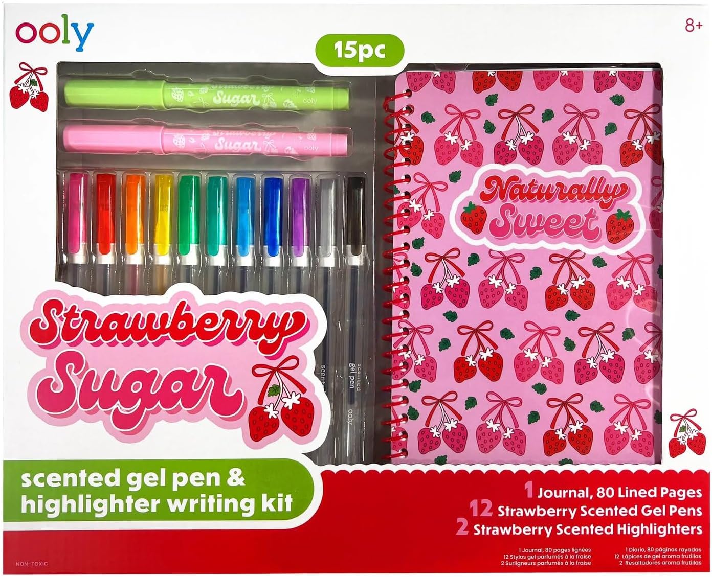 Strawberry Sugar Ensemble de papeterie