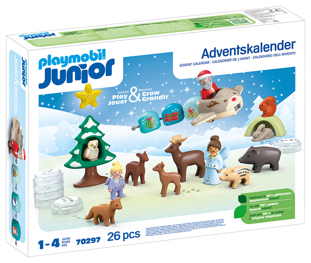 Playmobil 1.2.3 - Calendrier de l'Avent : Noël enneigé