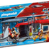 Playmobil City Life - Caserne de pompiers transportable 71193