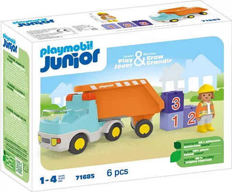 1.2.3 - Dump truck - Playmobil 71685