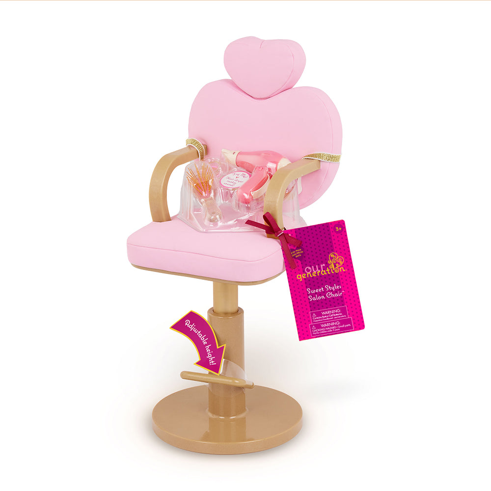 OG Furniture - "Sweet Styles Salon Chair" Hairdresser Chair for 18" Doll