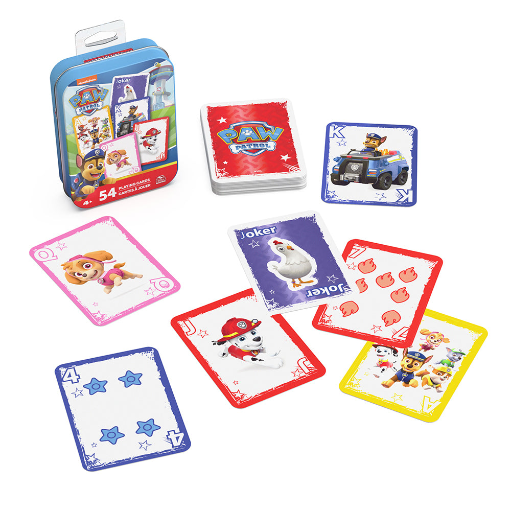 jeu de carte paw patrol