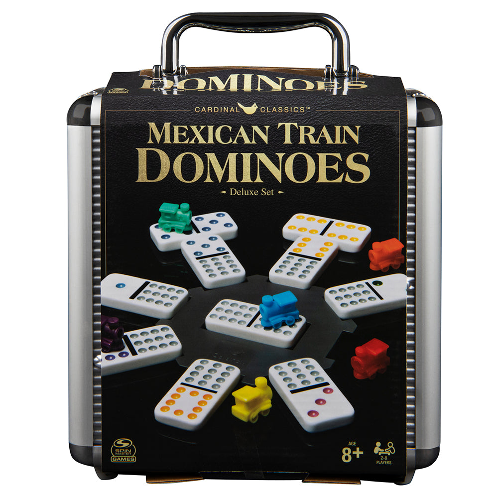 Mexican Train Dominoes Game Double 12 in Case