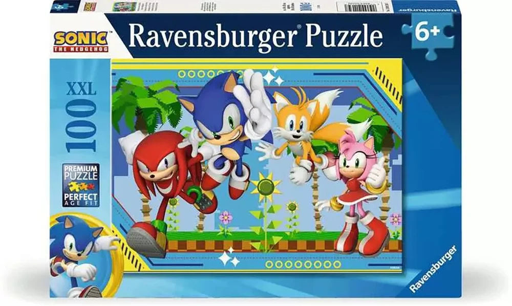 Ravensburger-Sonic le hérisson Knuckles 100 pièces