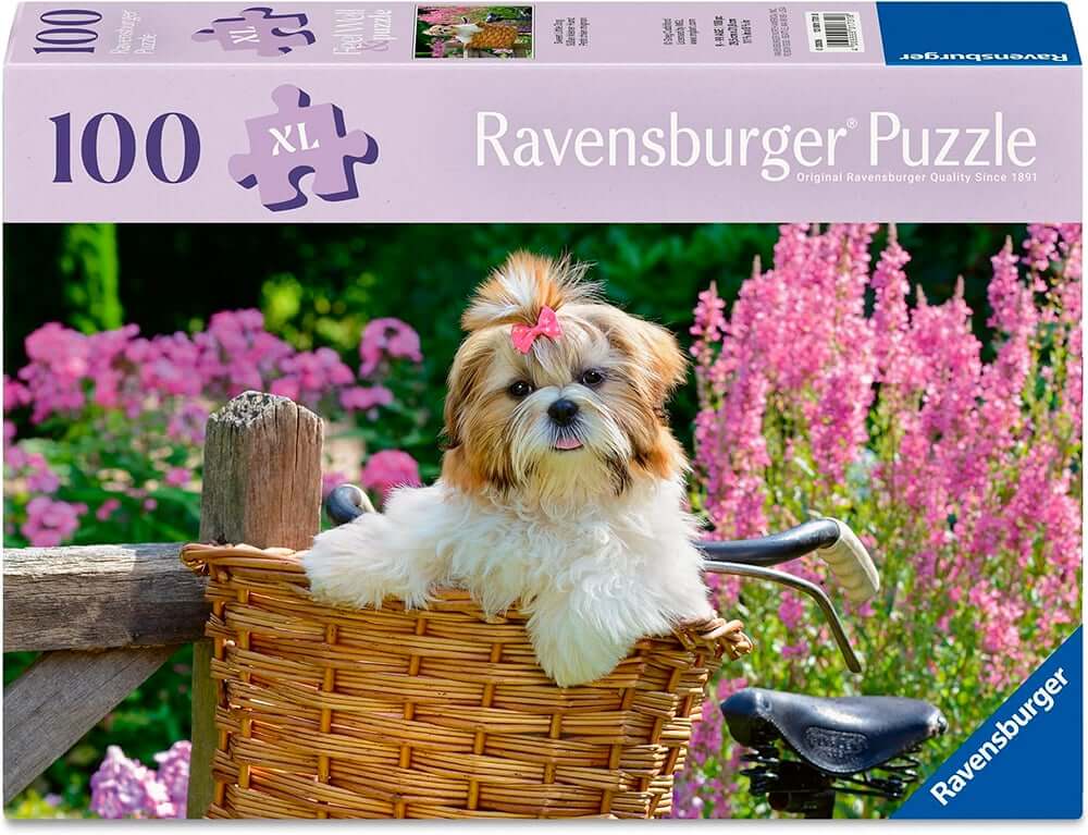 Ravensburger- Casse tete Petit chien mignon 100 mcx XL