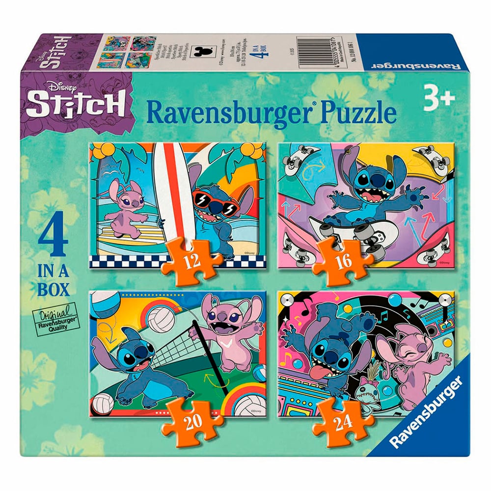 Ravensburger-Casse-tête- Disney Stitch 12 16 20 24 pièces