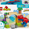 Lego Duplo Spidey-Rex avec le Bouffon vert, jouet de construction pour enfants, set 10463.
