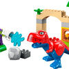 Lego Duplo Spidey-Rex avec Bouffon vert pour des aventures de superhéros créatives.