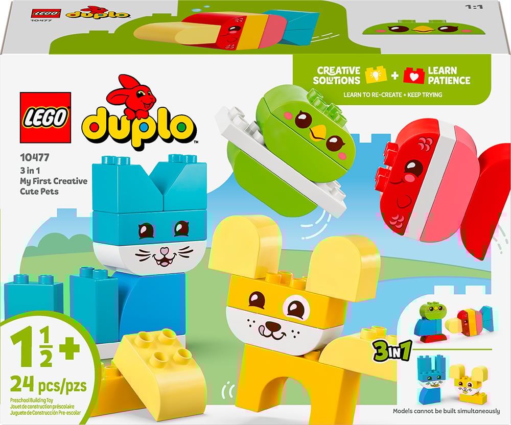 10477 - Lego duplo 3 ne 1 - les jolies animaux creatifs