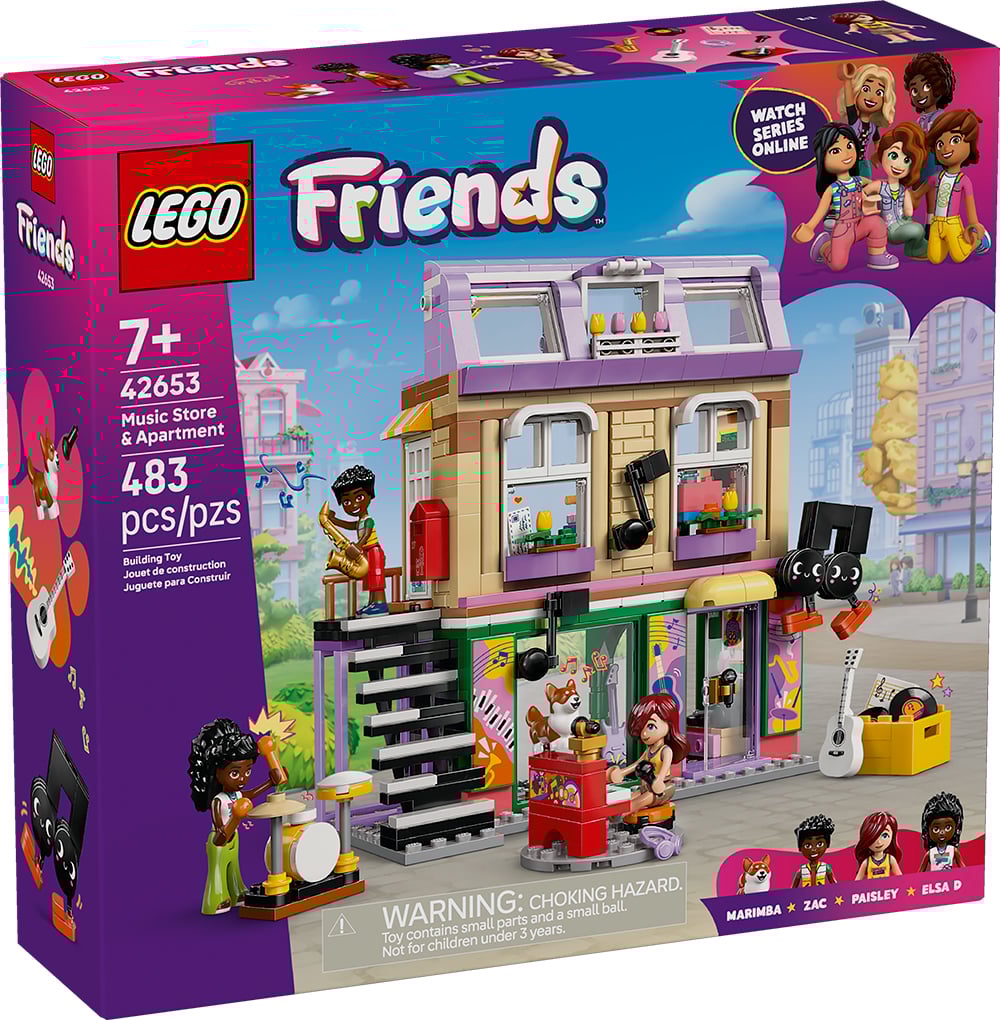 Lego Friends - Music Shop and Apartment 