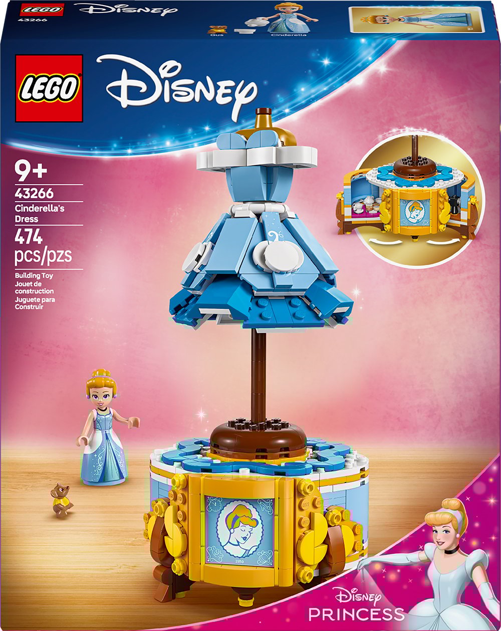 Lego-robe cendrillon 43266