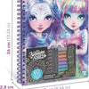 Livre de coloriage à pages noires-Isadora