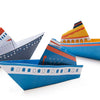 Pockets - Pochette Origamis Les petits bateaux