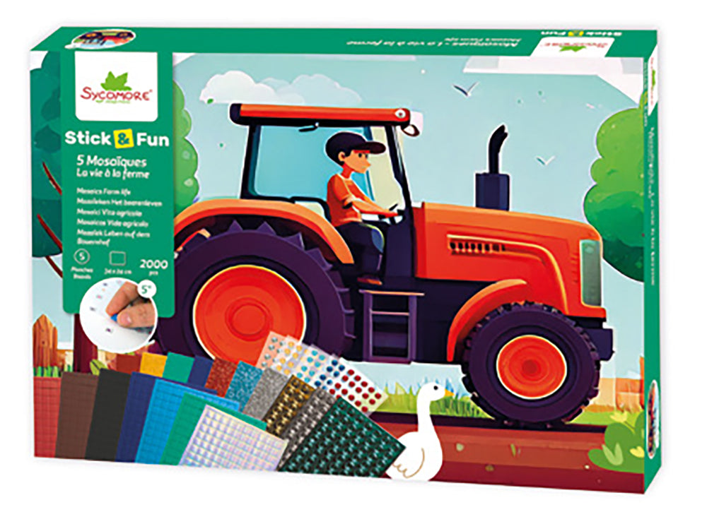 Stick'N Fun - 5 Mosaics - Life on the Farm