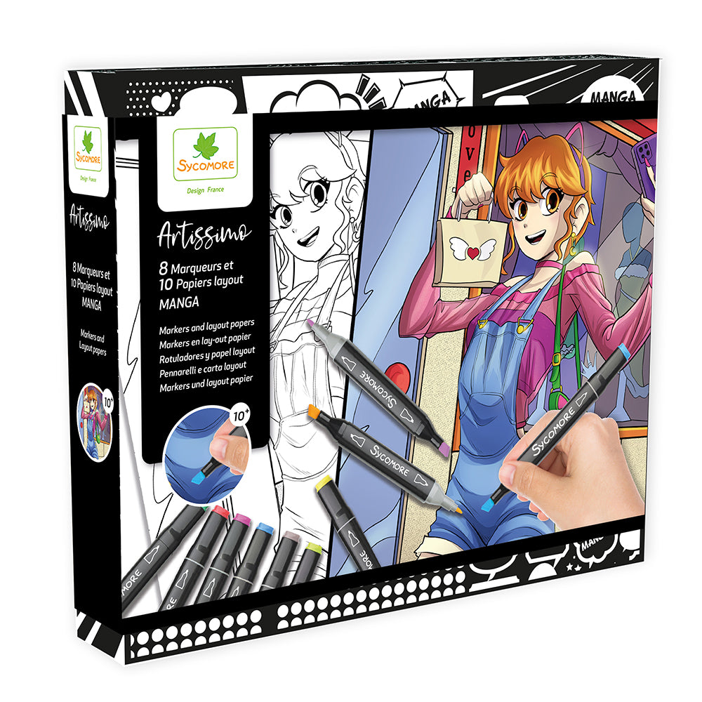 Artissimo - 10 Manga Heroine boards and markers 