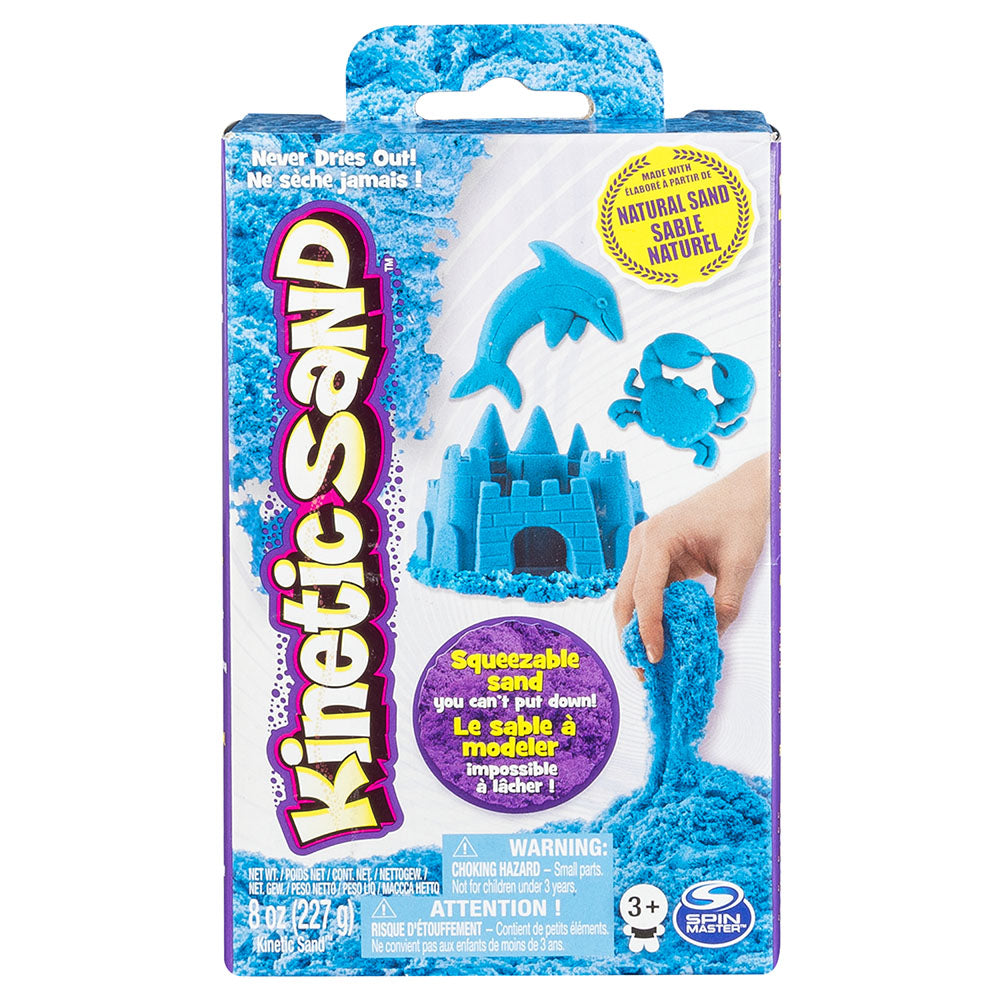 Kinetic Sand - 8 oz Box of Colored Sand, Blue