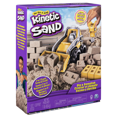 Kinetic Sand - Coffret Creuser et démolir