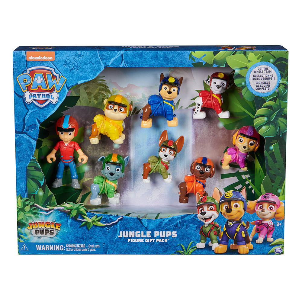 Paw Patrol - Jungle - Gift box of 8 figurines