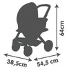 Bébé Confort - 3-in-1 stroller pram Pink