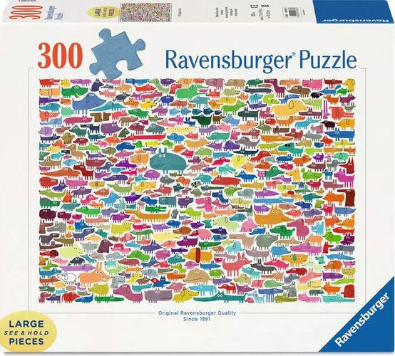 Ravensburger-387 chien & 1 chat 300 morceaux