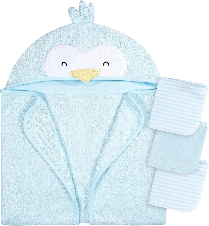 Gerber-ensemble pour le bain penguiin bleu pale