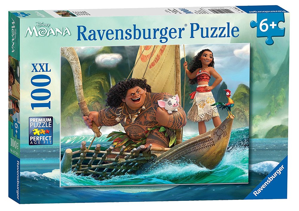 Ravensburger  - Puzzle Moana et Maui - 100 pcs