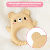 Anneau de dentition en silicone ours