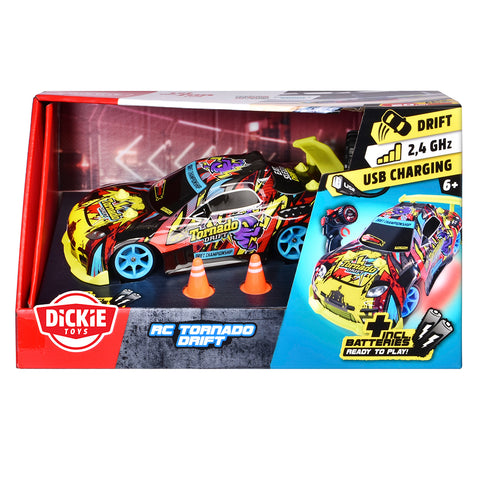 Dickie - Téléguidé de drift Tornade 22cm 1:24