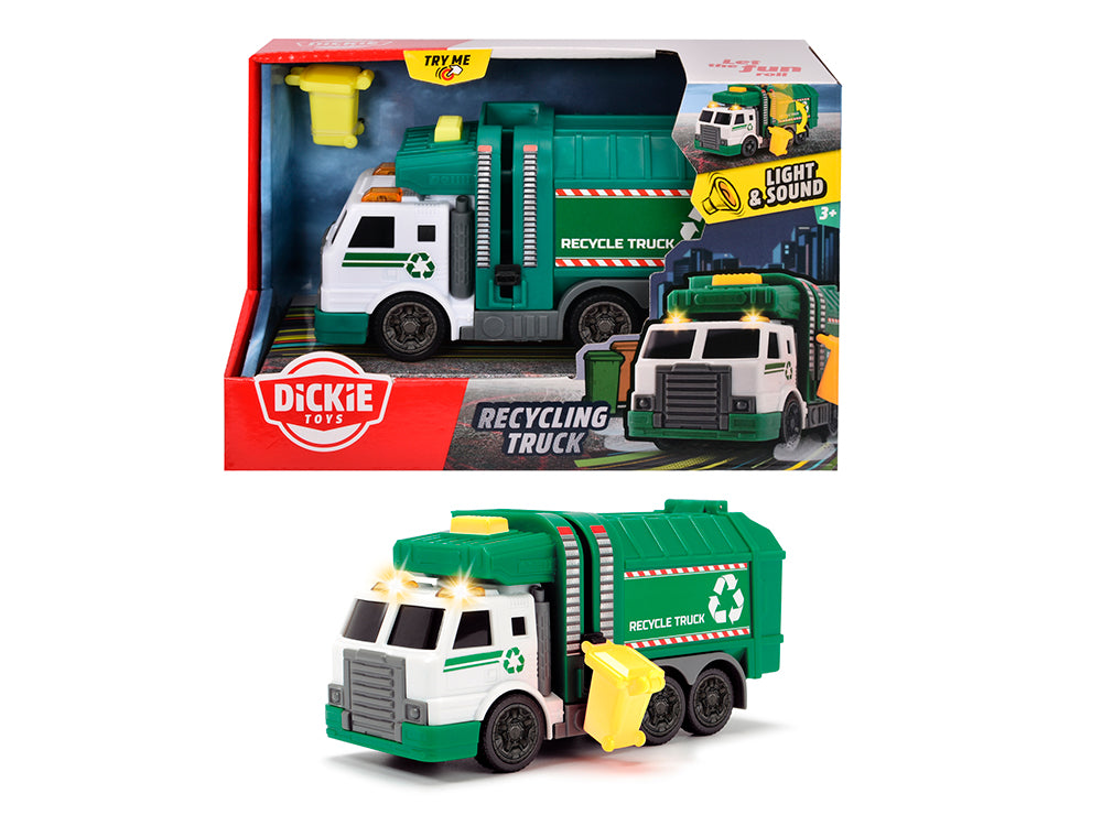 City Heroes - Recycling Truck Sounds and Lights 15 cm