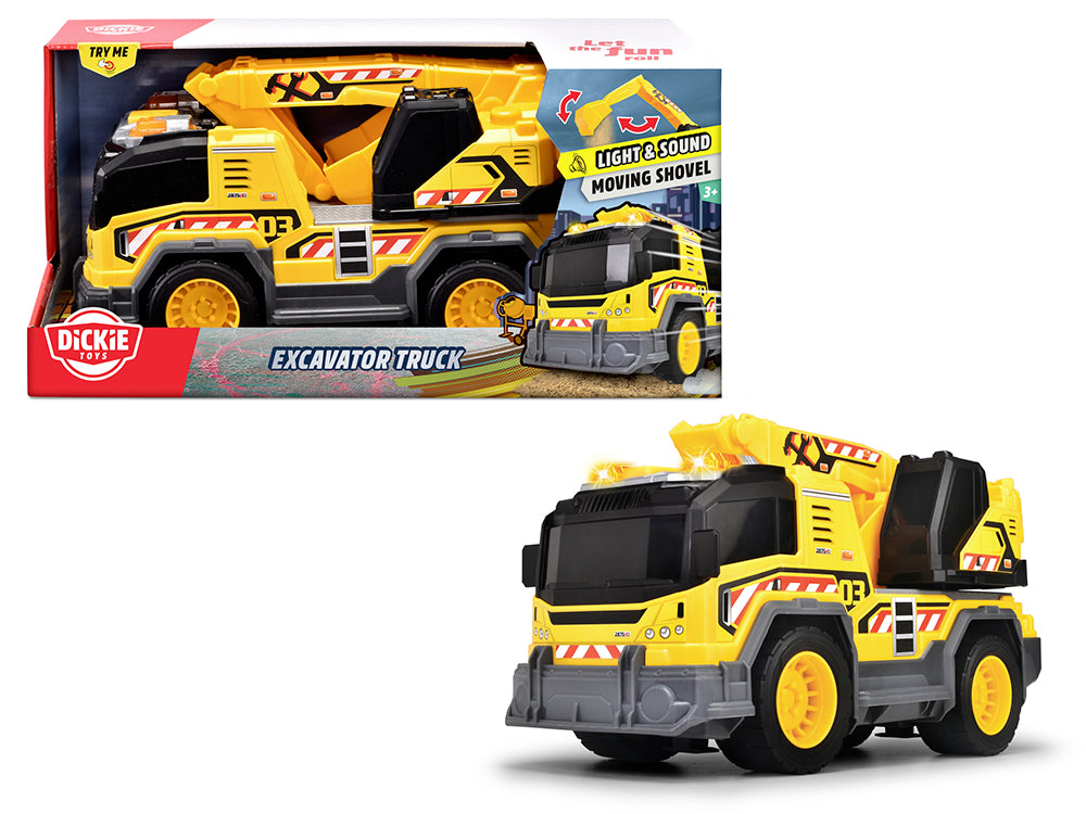 City Heroes - Excavator Truck Sounds and Lights 30 cm