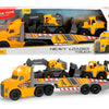 Dickie - Mack/Volvo Heavy Machinery Transporter Truck Sounds and Lights 70 cm