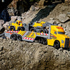 Dickie - Mack/Volvo Heavy Machinery Transporter Truck Sounds and Lights 70 cm