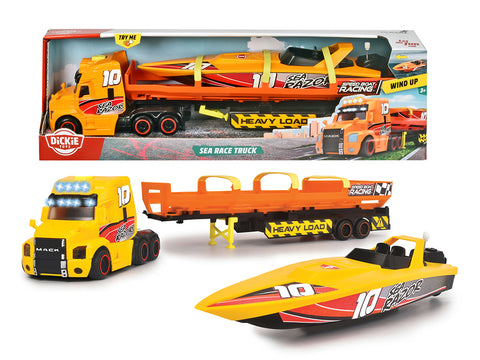 Dickie - 41cm Racing Truck and Boat