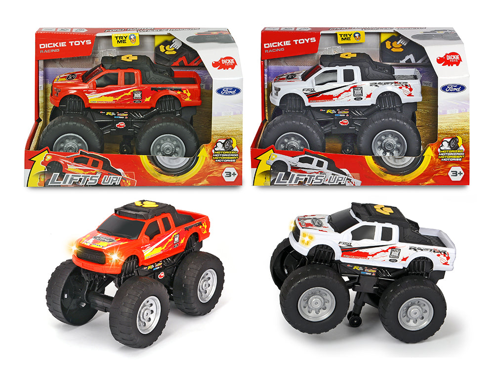 Dickie - Ford Raptor Stunt Truck Sounds and Lights 25.5 cm Assorted