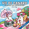 Vie de canard - Coloriage cozy réconfortant