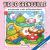 Vie de grenouille - Coloriage cozy réconfortant
