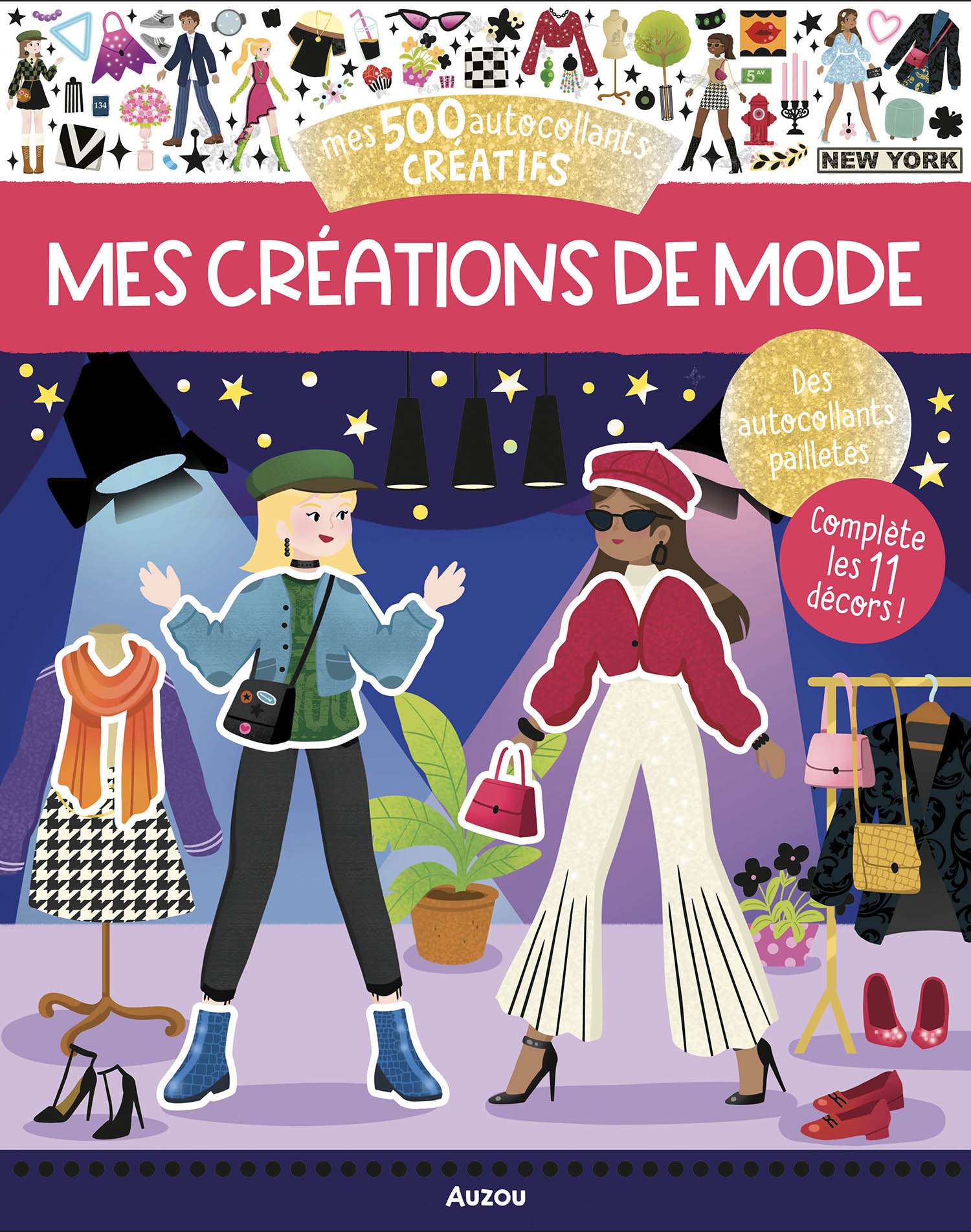 Mes 500 autocollants créatifs : mes créations de mode