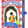 jeu de cartes pique-nique - Édition avec hérisson et instructions pour savourer ton sandwich.