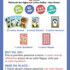 jeu de cartes pique-nique avec les règles du jeu et les types de cartes présentées.