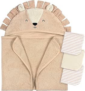 Gerber-ensemble de bain 4 pieces lion brun beige