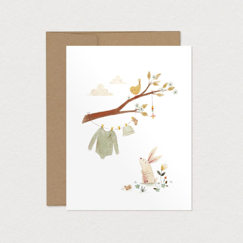 Mimosa - card of tenderness