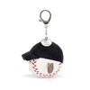 Jellycat - Porte clé Baseball (Amuseables Sports Baseball Bag Charm)