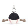 Jellycat - Porte clé Baseball (Amuseables Sports Baseball Bag Charm)