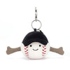 Jellycat - Porte clé Baseball (Amuseables Sports Baseball Bag Charm)