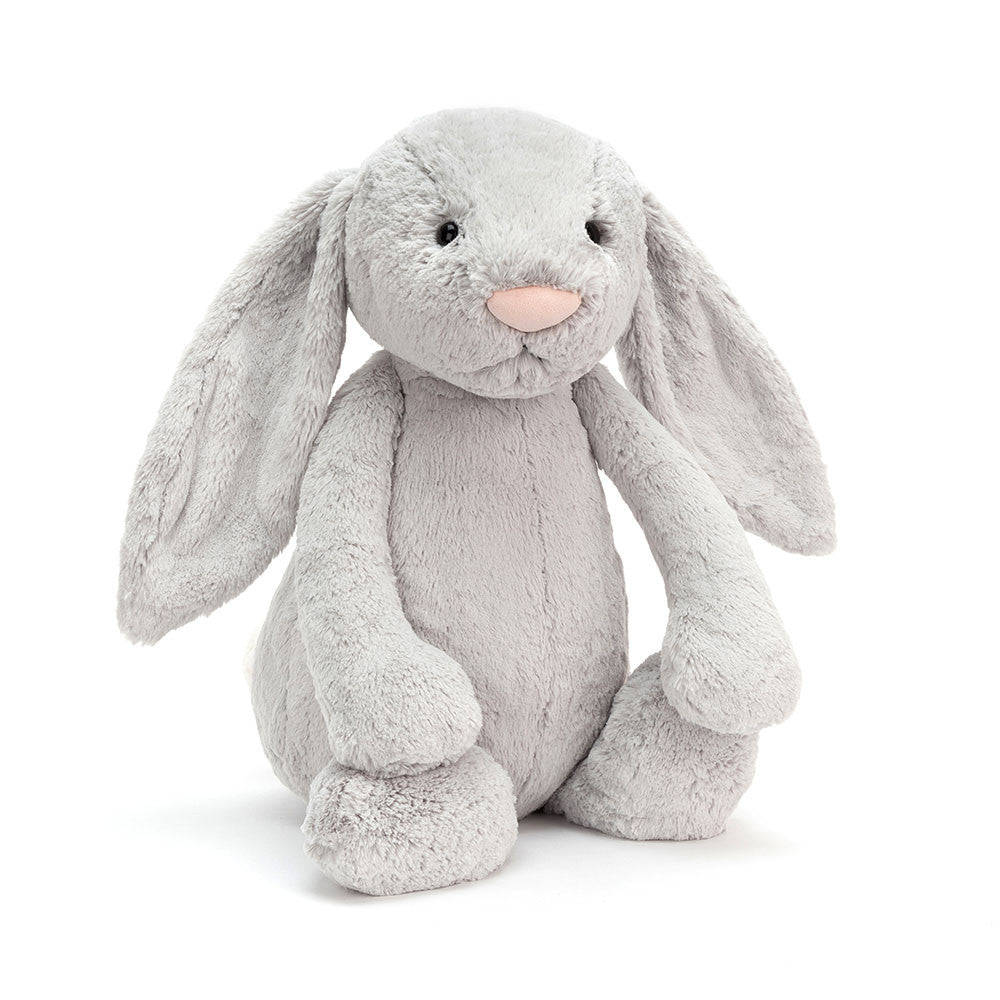 Jellycat-Bashful Lapin gris Très Grand (Bashful Grey Bunny Really Big)