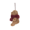Jellycat-Bartholomew Bear Winter Warmer Decoration